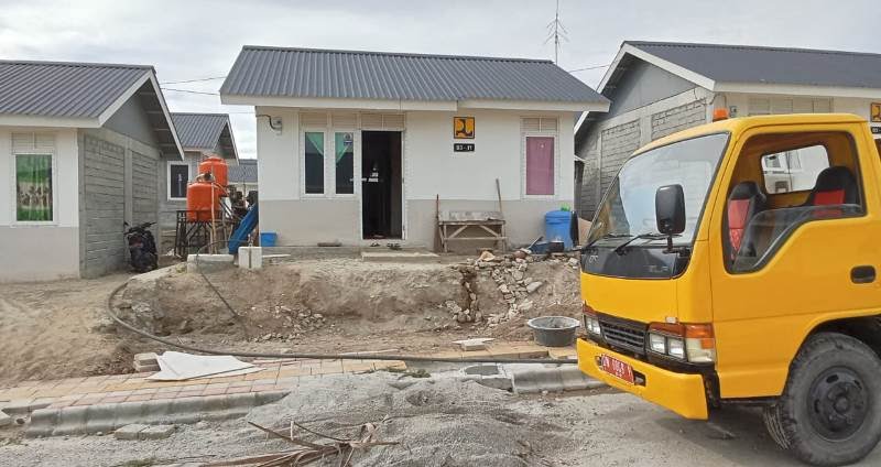 PU-Palu mobil tangki air untuk huntap petobo